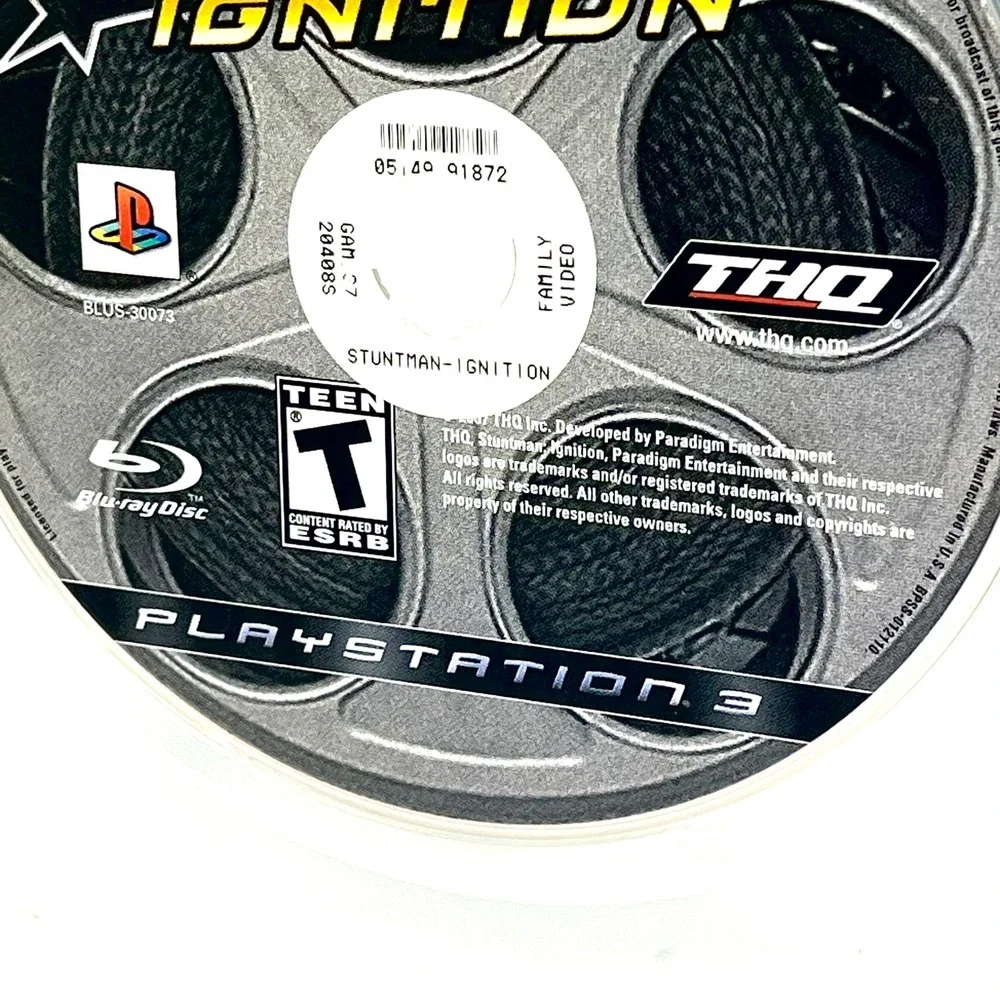 Stuntman Ignition Sony PlayStation 3 PS3 Game Disc Only Tested Working Vintage